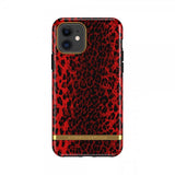 Richmond & Finch iPhone 11 -suojakuori, punainen leopardi