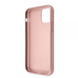 Guess iPhone 11 -suojakuori Saffiano Cover, ruusukulta