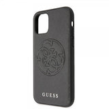 Guess iPhone 11 Kuoret Saffiano Cover Musta