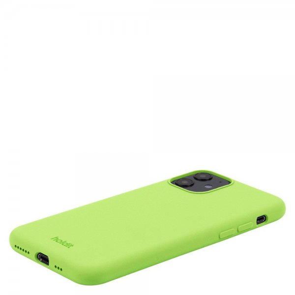 holdit iPhone 11 Silikonisuojakuori Acid Green