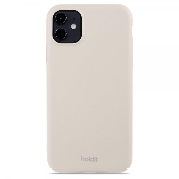 holdit iPhone 11 Kuoret Slim Case Light Beige