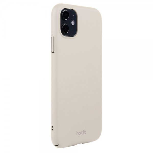 holdit iPhone 11 Kuoret Slim Case Light Beige