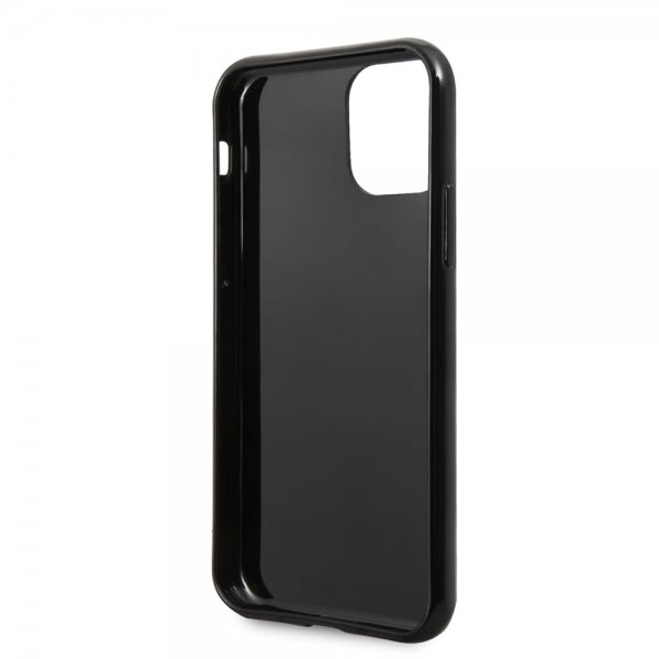 Guess iPhone 11 -suojakuori Solid Glitter Cover, musta