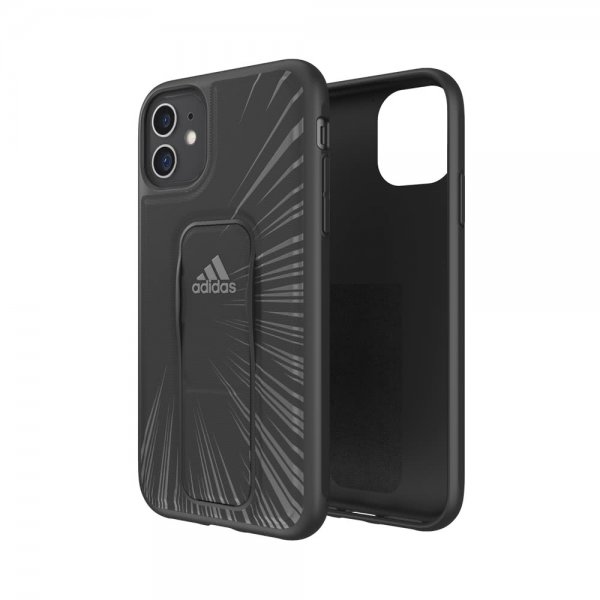 Adidas iPhone 11 -suojakuori, SP Grip Case, musta