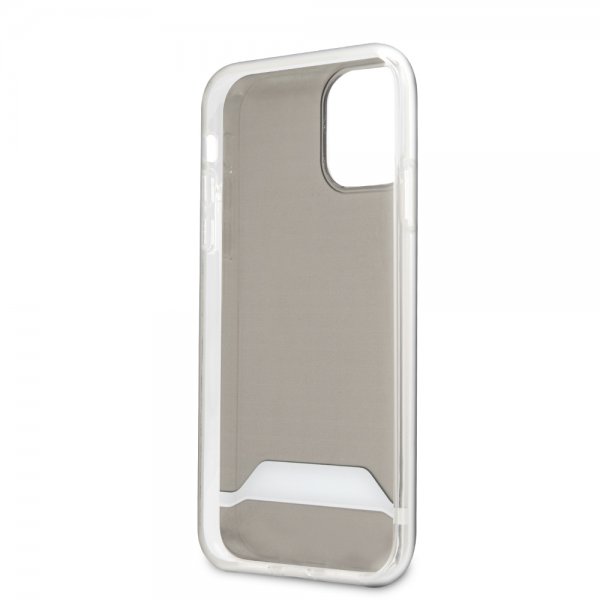 AMG iPhone 11 Kuori Vaakaraidat Kirkas Musta
