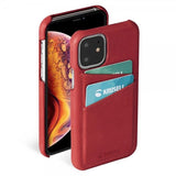 Krusell iPhone 11 -suojakuori Sunne CardCover Vintage Red