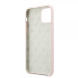 Guess iPhone 11 -suojakuori, sävynsävyinen vaaleanpunainen
