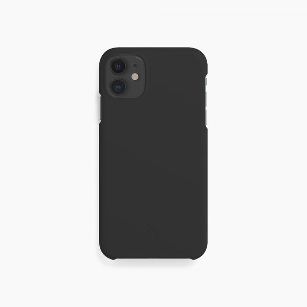 agood company iPhone 11 Kuori Kasvipohjainen Charcoal Musta