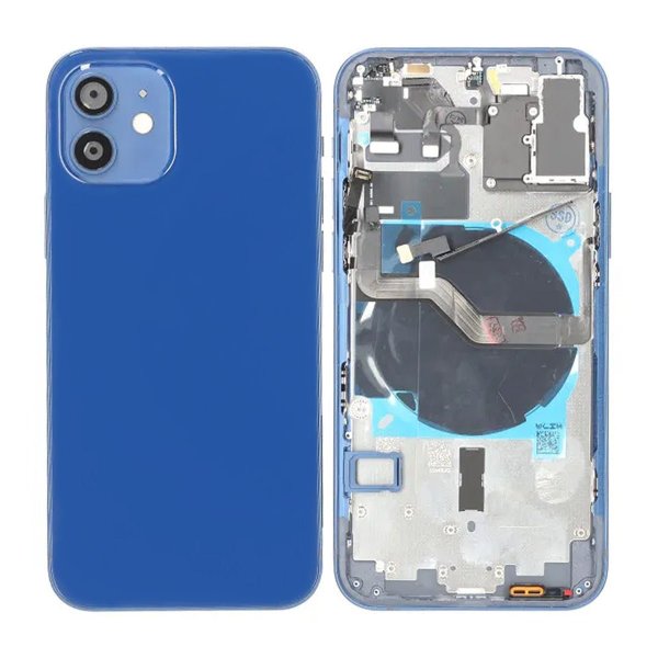 iPhone 12 Takaosa ja Koko Runko OEM - Sininen