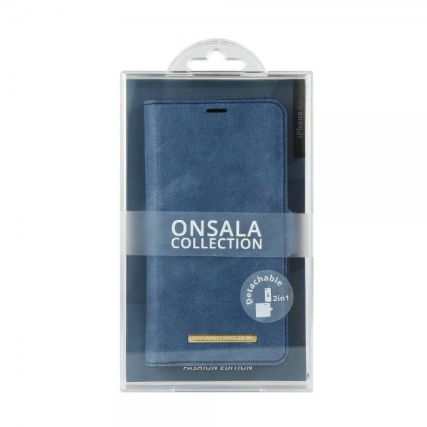 Onsala iPhone 12 Mini -suojakuori, Fashion Edition, irrotettava, Royal Blue