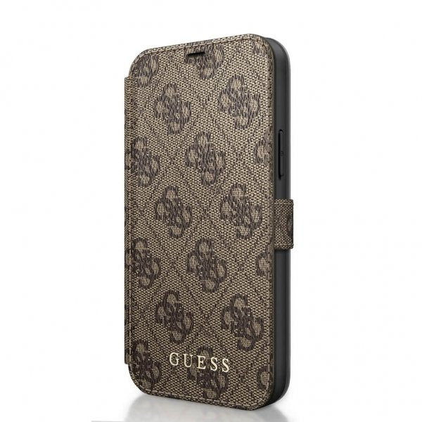 Guess iPhone 12 Mini Kotelo Monogram Ruskea