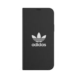 Adidas iPhone 12/iPhone 12 Pro Kotelo Booklet Case Basic Musta