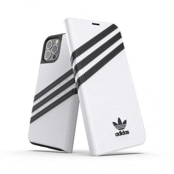 Adidas iPhone 12/iPhone 12 Pro Kotelo Kirjanmallinen Kotelo Valkoinen