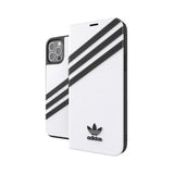 Adidas iPhone 12/iPhone 12 Pro Kotelo Kirjanmallinen Kotelo Valkoinen