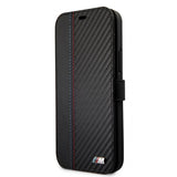 BMW iPhone 12/iPhone 12 Pro Kotelo Dynamic Carbon Musta