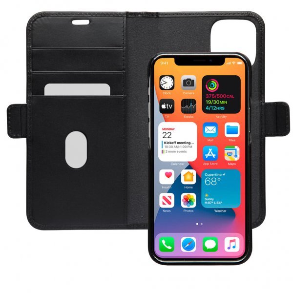 dbramante1928 iPhone 12/iPhone 12 Pro -kotelo Lynge Irrotettava kuori, musta