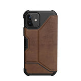 Urban Armor Gear (UAG) iPhone 12/iPhone 12 Pro Kotelo Metropolis Leather Ruskea