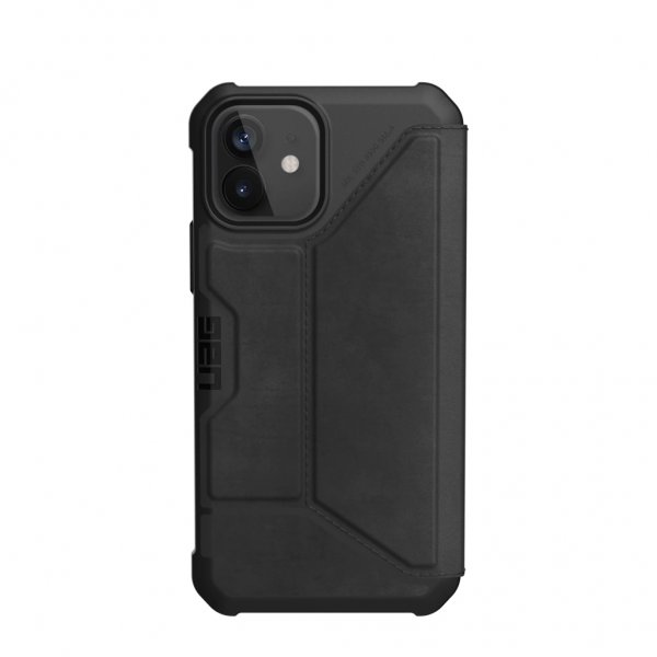 Urban Armor Gear (UAG) iPhone 12/iPhone 12 Pro Kotelo Metropolis Leather Musta