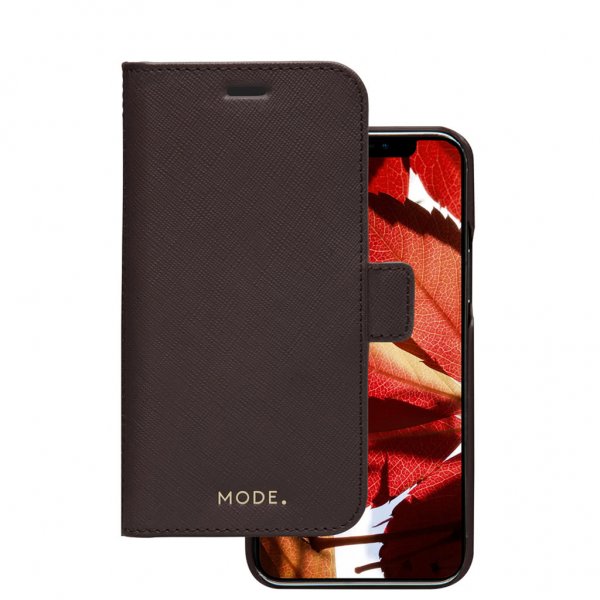 dbramante1928 iPhone 12/iPhone 12 Pro -kotelo New York Irrotettava kuori Dark Chocolate