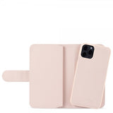 holdit iPhone 12/iPhone 12 Pro -lompakkokotelo Extended Magnet -irrotettava kuori, Blush Pink