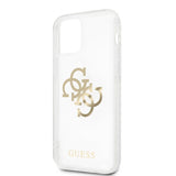 Guess iPhone 12/iPhone 12 Pro Kuori 4G Logo Kulta Kirkas
