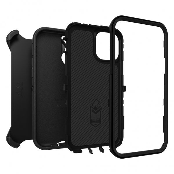 Otterbox iPhone 12/iPhone 12 Pro Suojakuori Defender Musta