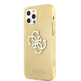 Guess iPhone 12/iPhone 12 Pro Kuori Täysglitter Kulta