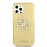 Guess iPhone 12/iPhone 12 Pro Kuori Täysglitter Kulta