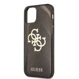 Guess iPhone 12/iPhone 12 Pro Kuori Täysin Glitter Musta