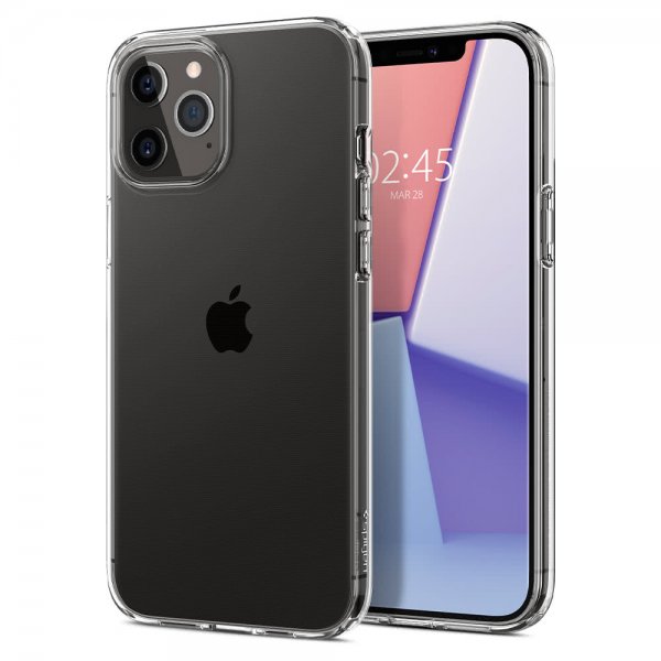Spigen iPhone 12/iPhone 12 Pro Kuori Liquid Crystal Crystal Clear