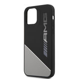 AMG iPhone 12/iPhone 12 Pro Kotelo Liquid Silicone Harmaa