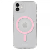 holdit iPhone 12/iPhone 12 Pro -kuoret MagSafe Case vaaleanpunainen läpinäkyvä
