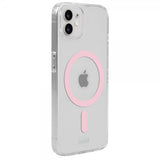 holdit iPhone 12/iPhone 12 Pro -kuoret MagSafe Case vaaleanpunainen läpinäkyvä