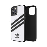 Adidas iPhone 12/iPhone 12 Pro Suojakuori Moulded Case PU Valkoinen