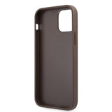 Guess iPhone 12/iPhone 12 Pro Kuori Printed Stripe Ruskea