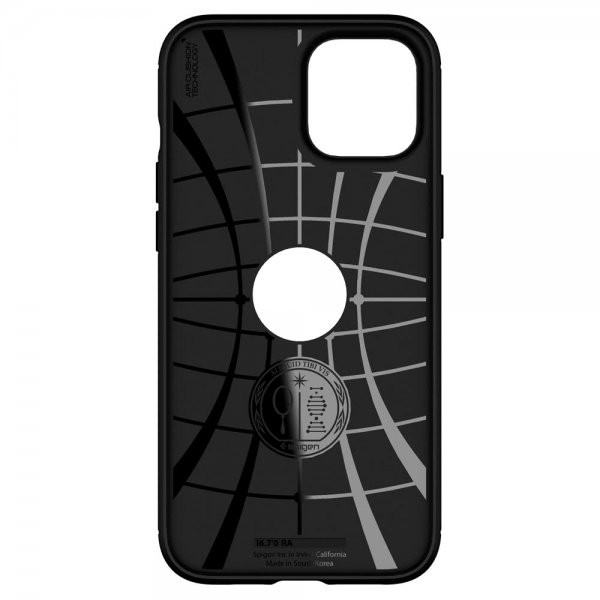 Spigen iPhone 12/iPhone 12 Pro Kuori Rugged Armor Matte Black