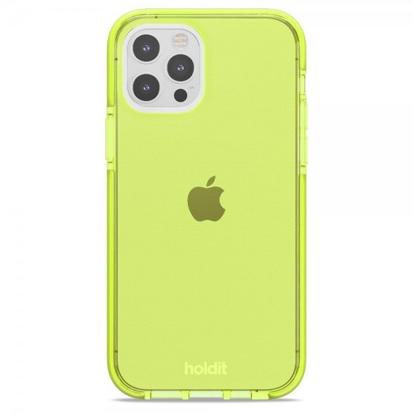 holdit iPhone 12/iPhone 12 Pro Kuori Seethru Acid Green