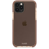 Holdit iPhone 12/iPhone 12 Pro Seethru Dark Brown -suojakuori