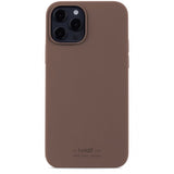 holdit iPhone 12/iPhone 12 Pro Silikonikuori Dark Brown