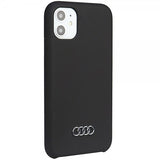 Audi iPhone 12/iPhone 12 Pro Suojakuori Silikoni Musta