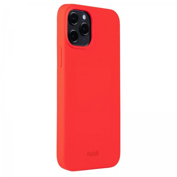 holdit iPhone 12/iPhone 12 Pro Silikonikuori Chili Red