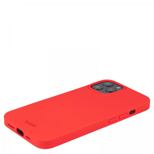 holdit iPhone 12/iPhone 12 Pro Silikonikuori Chili Red