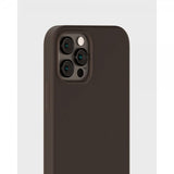 holdit iPhone 12/iPhone 12 Pro Kuori Silikoni Chocolate
