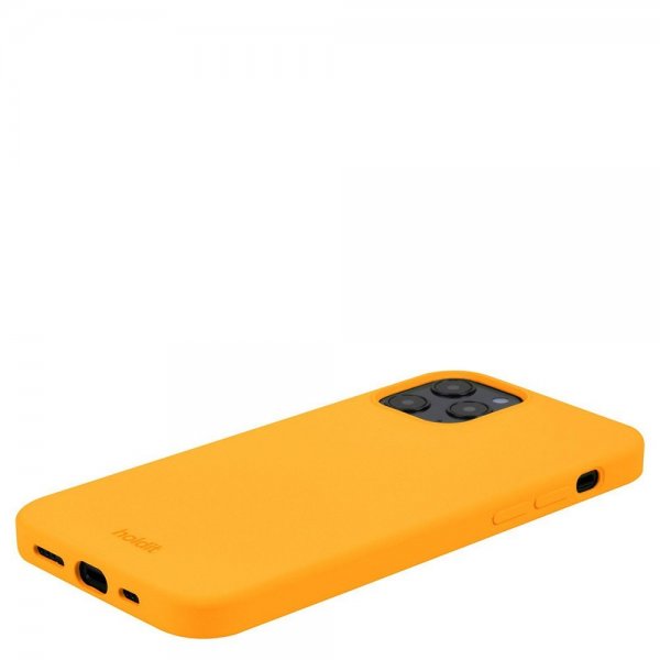 holdit iPhone 12/iPhone 12 Pro Kuori Silikoni Orange Juice