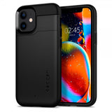 Spigen iPhone 12/iPhone 12 Pro Kuori Slim Armor CS Musta