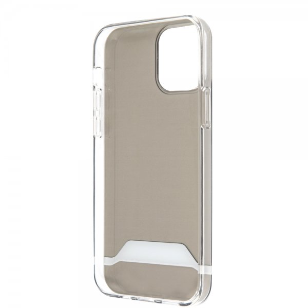 AMG iPhone 12/iPhone 12 Pro Kuori Vaakaraidat Kirkas Musta