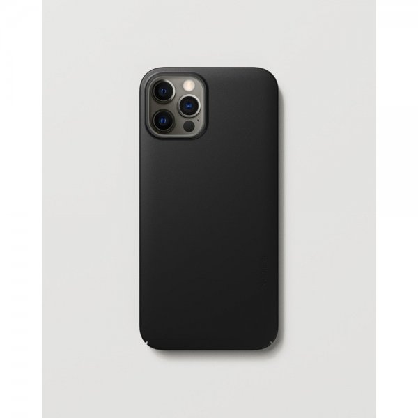 Nudient iPhone 12/iPhone 12 Pro Kuori Thin Case MagSafe Ink Black