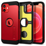 Spigen iPhone 12/iPhone 12 Pro Suojakuori Tough Armor Punainen
