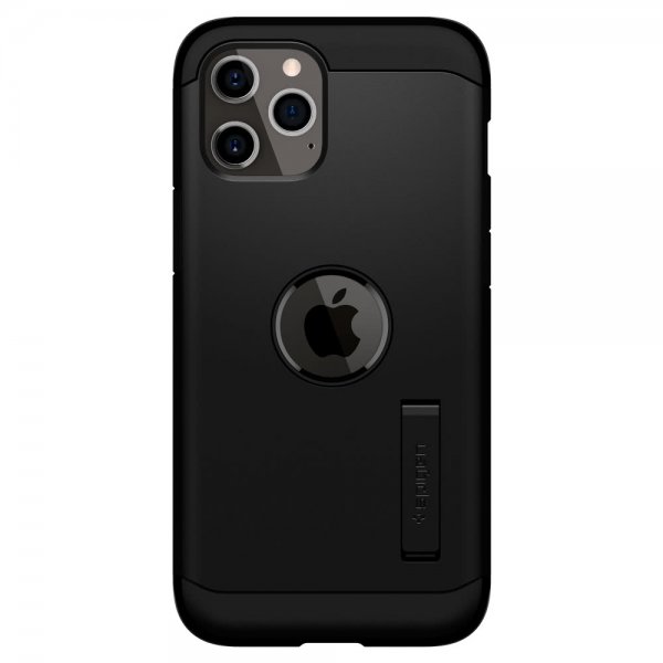 Spigen iPhone 12/iPhone 12 Pro Suojakuori Tough Armor Musta