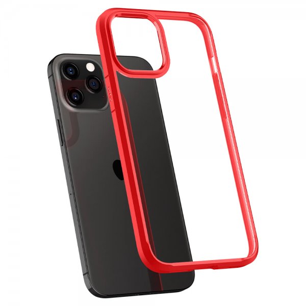Spigen iPhone 12/iPhone 12 Pro Kuori Ultra Hybrid Punainen